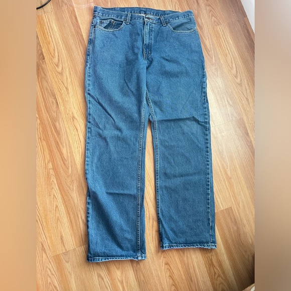Wrangler Denim Relaxed Fit 33/34 Blue - Picture 1 of 4